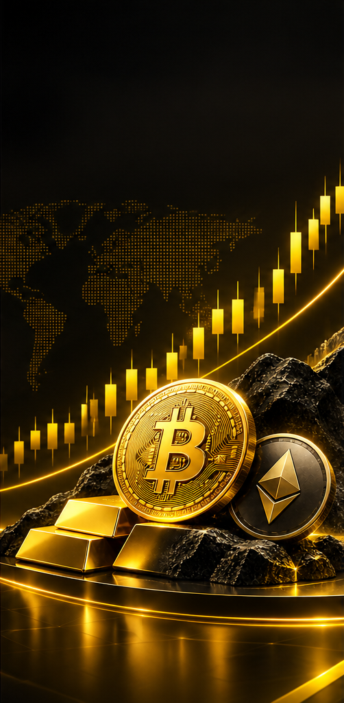 Oro y cripto